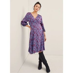 Hatch Maternity Dress “The Juliet Dress” with Bishop Sleeves